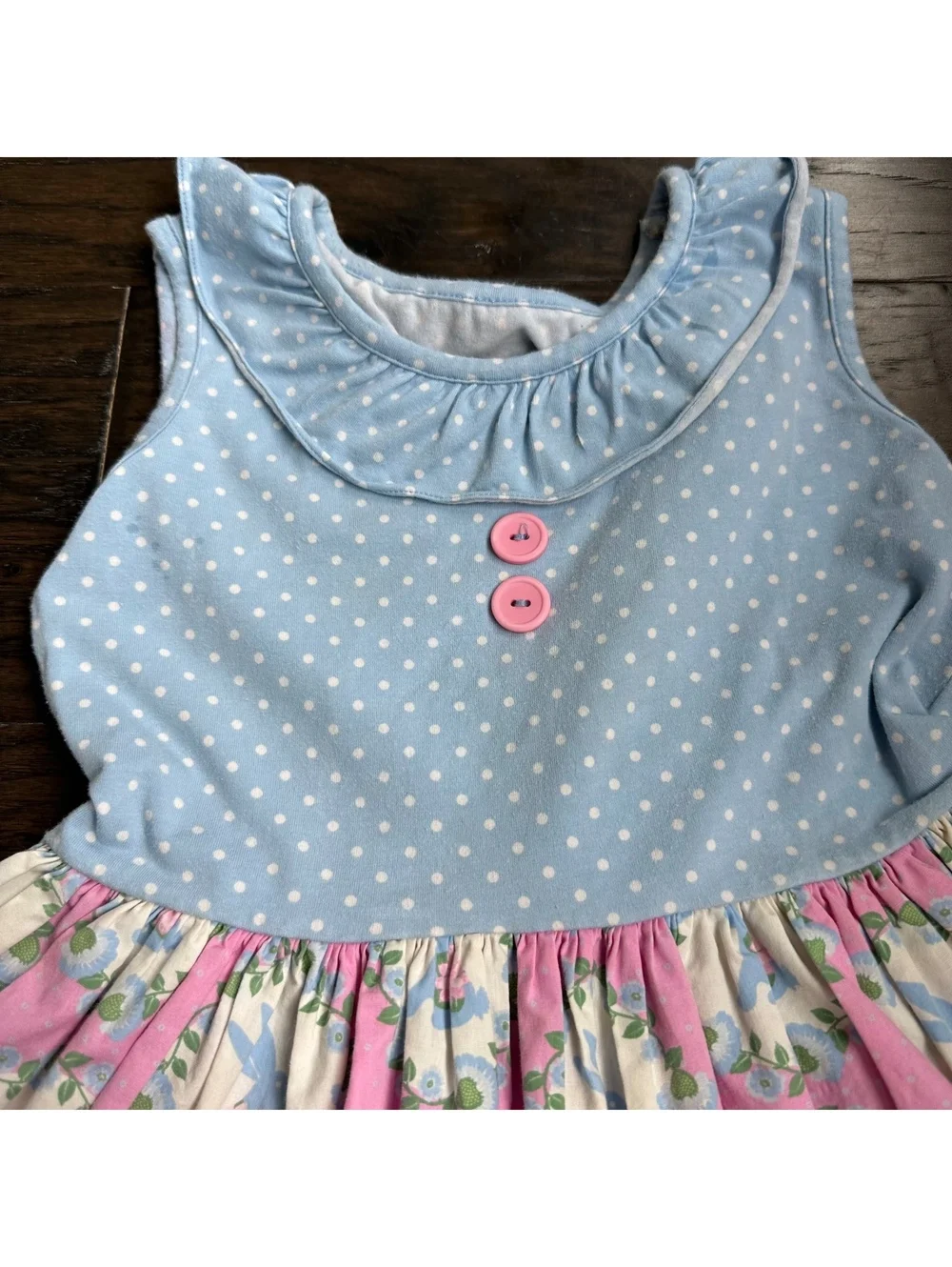 Eleanor Rose Bunnies Pink Dress Size 6-7